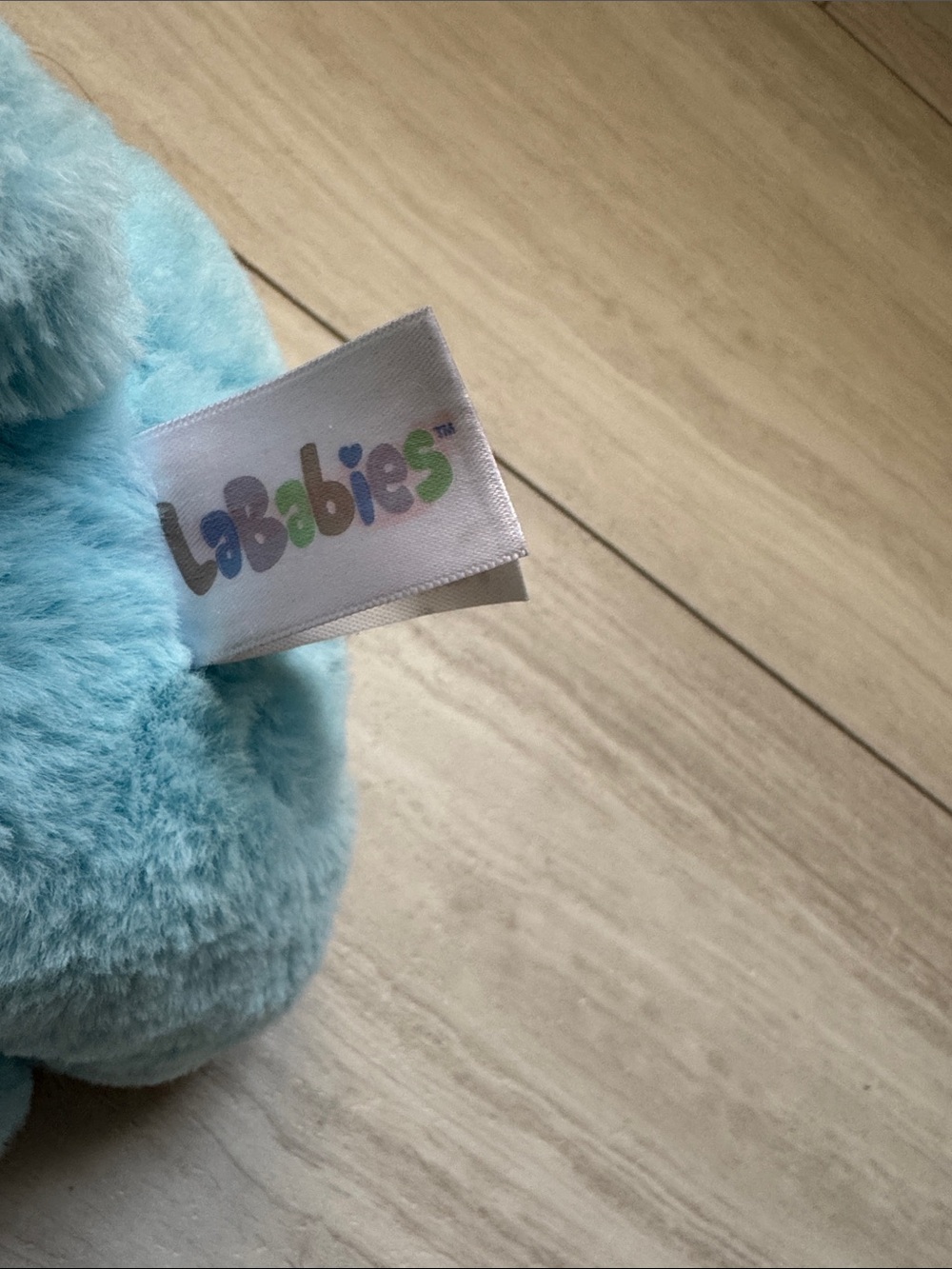 Lababies 11” blue stuffed toy, boys girls, Yoonique - Picture 5 of 6